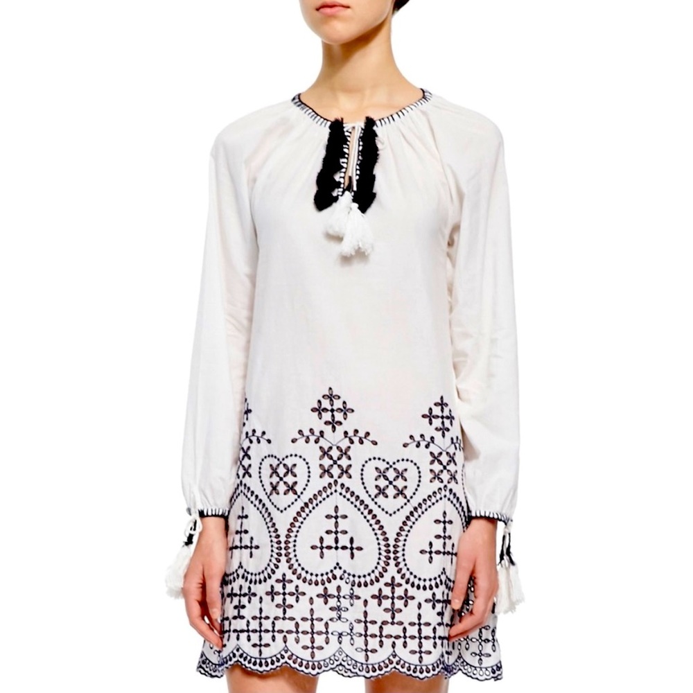 Christophe Sauvat embroidered tassel dress. Great condition. Size medium.